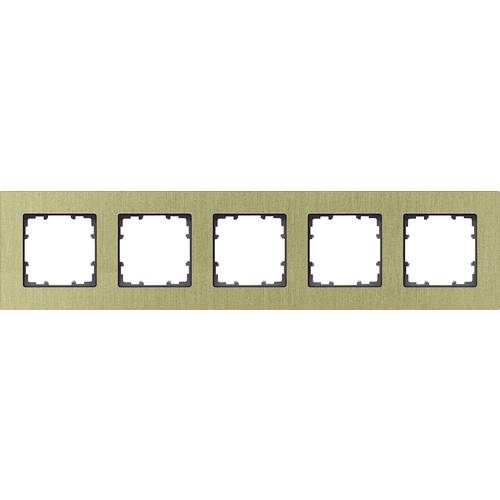 Siemens Schalterprogramm 5fach Rahmen Delta Gelb 5TG11253 1 St.