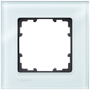 Siemens Schalterprogramm 1fach Rahmen  Delta Glas 5TG12010 1 St.