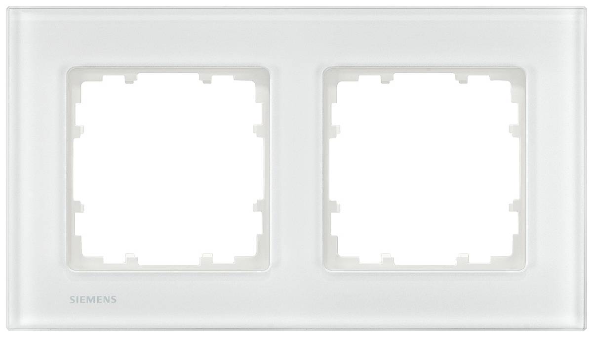 Siemens 5TG12021 Frame 2-voudig Delta Wit Schakelmateriaal 1 stuk(s)