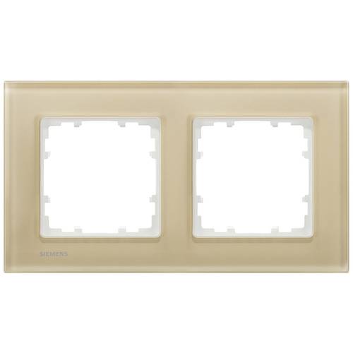 Siemens Schalterprogramm 2fach Rahmen Delta Schwarz 5TG12024 1 St.