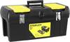 STANLEY 1-92-067 Werkzeugbox Millenium Kunst. 610x270x284mm Metallverschluss Werkzeugbox Schwarz, Gelb