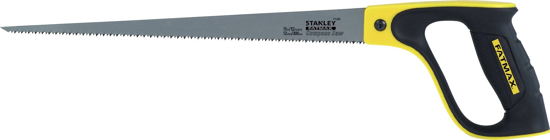 Bild einer Handstichsäge mit schwarzem und gelbem Griff, geeignet für präzise Sägearbeiten.