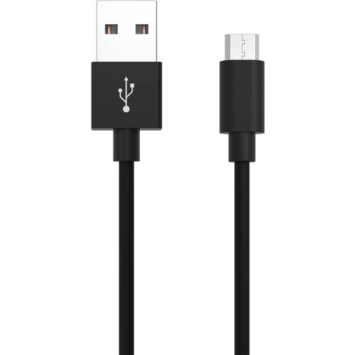Ansmann USB-Kabel USB 2.0 USB-A Stecker, USB-Micro-B Stecker 1.20 m Schwarz Aluminium-Stecker, TPE-Mantel 1700-0076