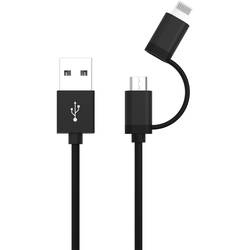 IPad/iPhone datový kabel/nabíjecí kabel Ansmann 1700-0082, 1.2 m, černá
