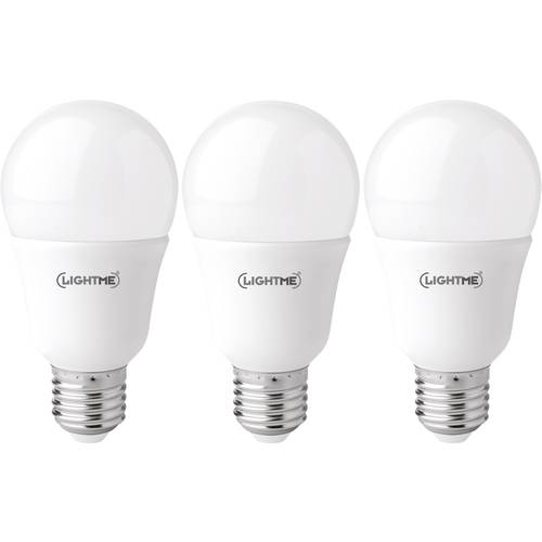 LightMe LM85918 LED EEK F (A - G) E27 Glühlampenform 11 W = 75 W Warmweiß (Ø x L) 60 mm x 117 mm 3 St.