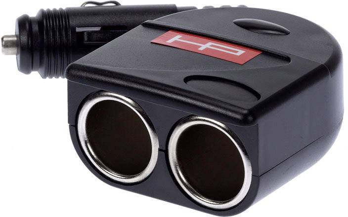 Eufab 2in1 12V 10A Doppelsteckdose Verteiler Zigarettenanzünder Steckdose
