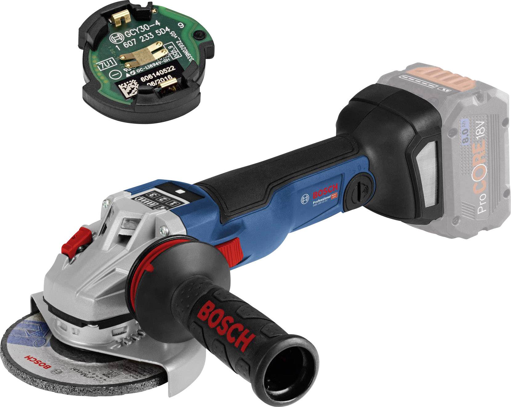 BOSCH GWS 18V-10 SC, 150mm, L-BOXX | 06019G350B