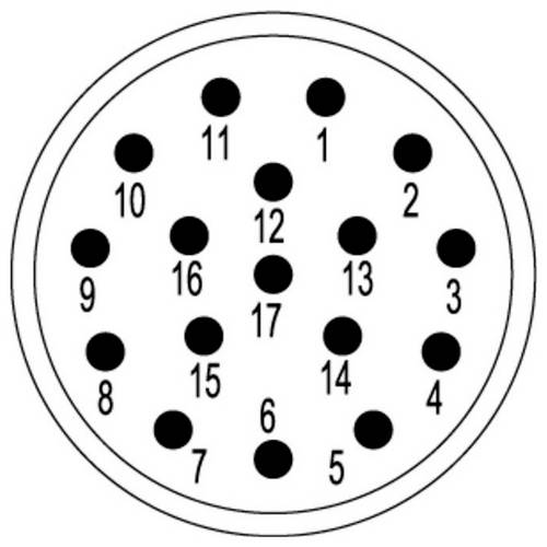 Weidmüller 1170100000 Steckereinsatz 17 Crimpen 1 St.