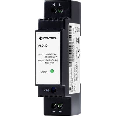 C-Control PSD-301 Hutschienen-Netzteil (DIN-Rail) Verbrauch (StandBy) 0.3 W 12 V/DC 0.85 A 10 W Anzahl Ausgänge:1 x Inha-2
