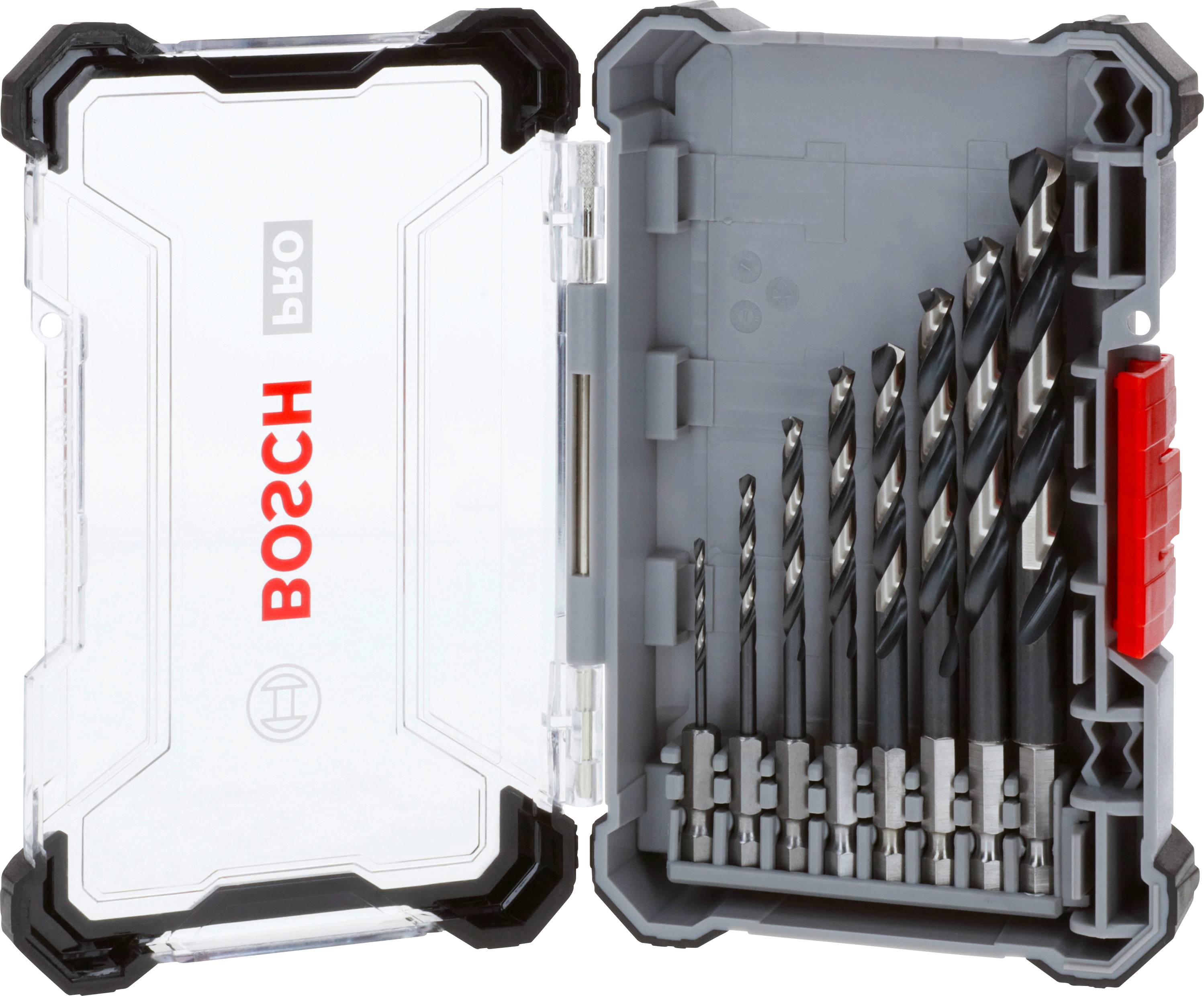 BOSCH HSS Metall-Spiralbohrer-Set 8teilig 2608577146 DIN 338 1/4\" (6.3 mm) 1 Set