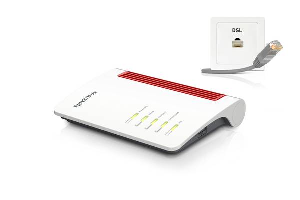 AVM FRITZ!Box 7530 - Wireless Router - DSL-Modem 4-Port-Switch - 1GbE - Wi-Fi 5 - Dual-Band - VoIP-Telefonadapter (DECT)