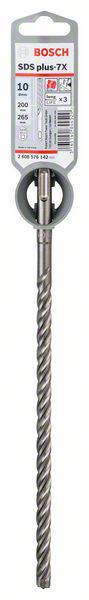 Bosch Accessories SDS-plus-7X 2608576142 Hartmetall Hammerbohrer 10 mm Gesamtlänge 265 mm SDS-Plus 1 St.-1