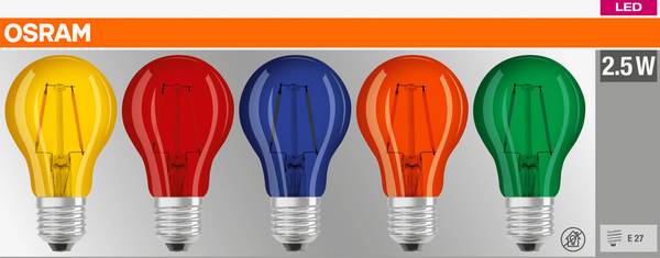 OSRAM HOMELIGHTING 4058075058460 LED EEK G (A - G) E27 Glühlampenform 2.50 W = 15 W Kaltweiß (Ø x H) 60 mm x 105 mm 1 St.