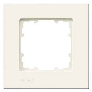 Siemens Schalterprogramm 1fach Rahmen Delta Weiß 5TG11113 1 St.
