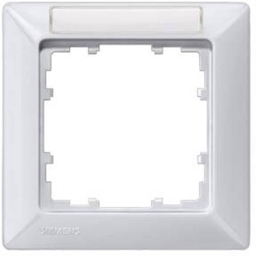 Siemens Schalterprogramm 1fach Rahmen Delta Aluminium (Metallic) 5TG25514 1 St.