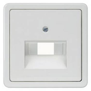 Siemens Schalterprogramm  Abdeckung UAE-/IAE-/ISDN-Steckdose  Silber 5TG1765 1 St.