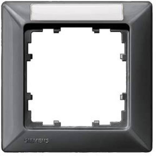 Thumbnail - Siemens Schalterprogramm 1fach Rahmen Delta Carbon 5TG25517 1 St.