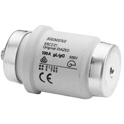 Siemens Sicherungseinsatz, Modell 5SC2 21, 100A, 500V, zylindrische Form, verwendet zur Überstromschutz in elektrischen Anlagen.