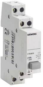 Ein Siemens-Leitungsschutzschalter, 20A, mit technischer Beschriftung und Schraubklemmen, zur Absicherung von elektrischen Stromkreisen.