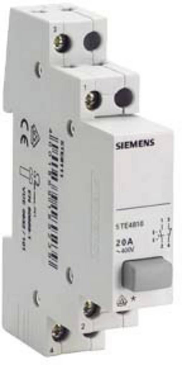 Taster Grau 20 A 1 Schließer, 1 Öffner Siemens 5TE4810