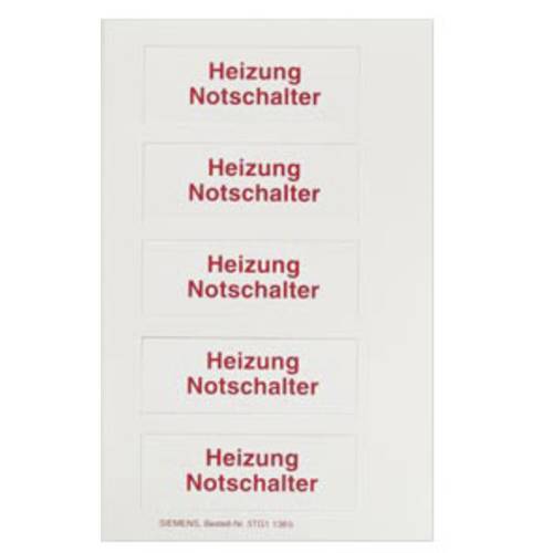 Siemens Schalterprogramm Zubehör Heizungs-Notschalter Delta 5TG1894 1 St.