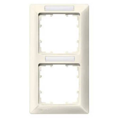 Siemens Schalterprogramm 2fach Rahmen Delta Weiß 5TG25822 1 St.