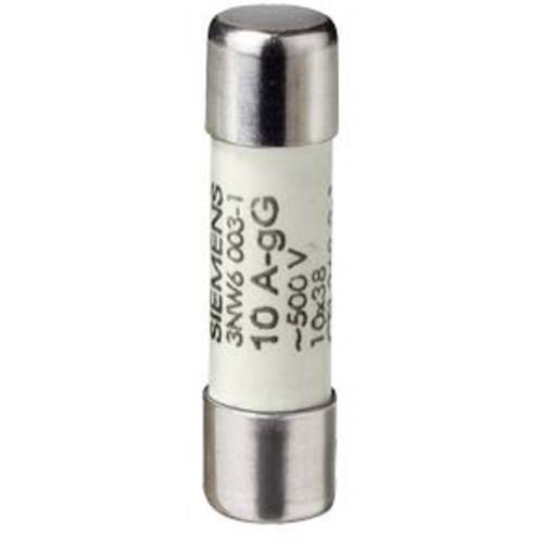 Siemens 3NW60001 Zylindersicherungseinsatz 0.5 A 500 V 10 St.