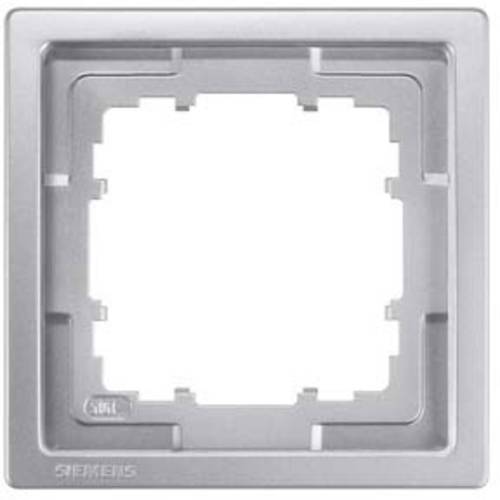 Thumbnail - Siemens Schalterprogramm 1fach Rahmen Delta Metallic 5TG13211 1 St.