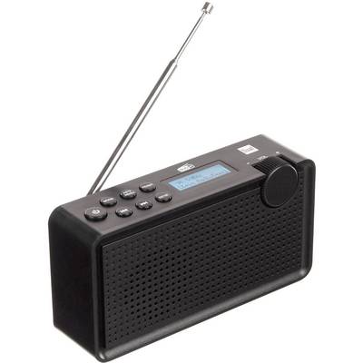 Dual DAB 85 Kofferradio DAB+, UKW wiederaufladbar Schwarz-0