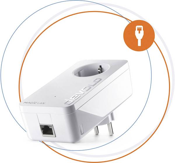 Devolo Magic 1 LAN Erweiterungsadapter 8287 EU Powerline 1200 MBit/s
