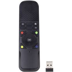 Bezdrátový prezentér touchpad Renkforce RF-3653408, černá