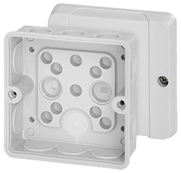 Hensel 62000263 Abzweigkasten (L x B x H) 47 x 88 x 88 mm Lichtgrau (RAL 7035) IP55 1 St.