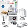 Bosch Haushalt MC812S814 Küchenmaschine 1250 W Silber, Weiß