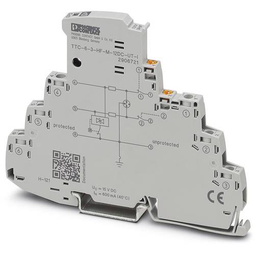 Phoenix Contact 2906721 TTC-6-3-HF-M-12DC-UT-I Überspannungsschutz-Ableiter 1 St.