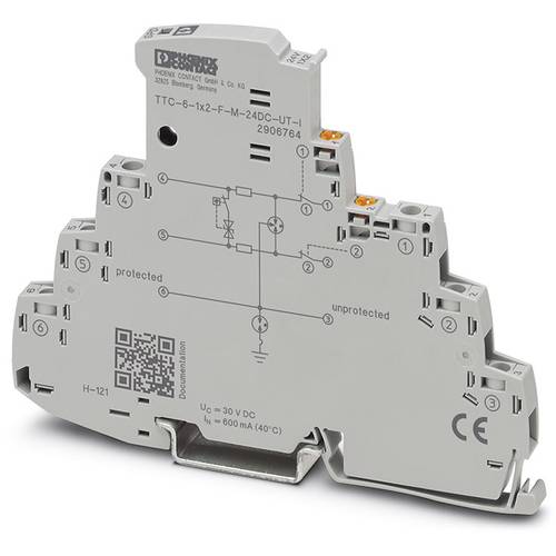 Phoenix Contact 2906764 TTC-6-1X2-F-M-24DC-UT-I Überspannungsschutz-Ableiter 1 St.