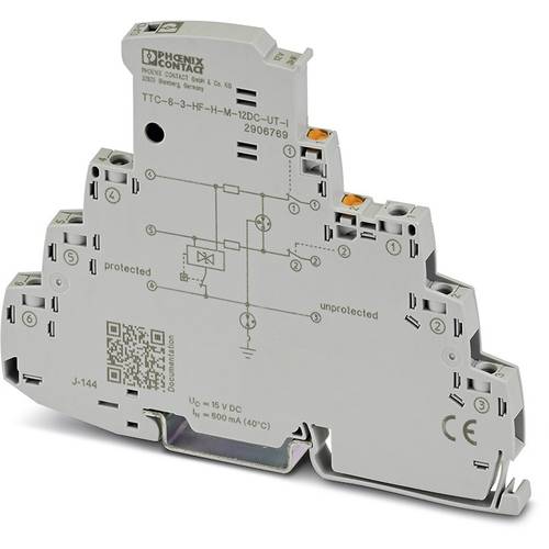 Phoenix Contact 2906769 TTC-6-3-HF-F-M-12DC-UT-I Überspannungsschutz-Ableiter 1 St.