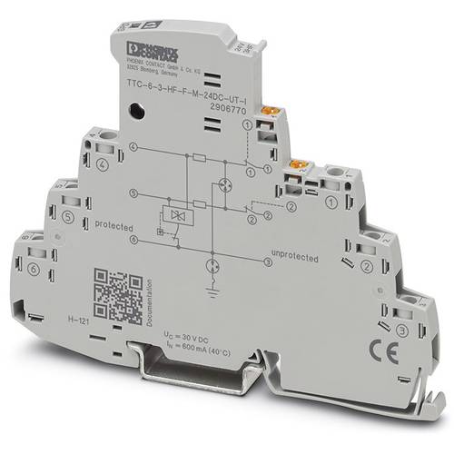 Phoenix Contact 2906770 TTC-6-3-HF-F-M-24DC-UT-I Überspannungsschutz-Ableiter 1 St.