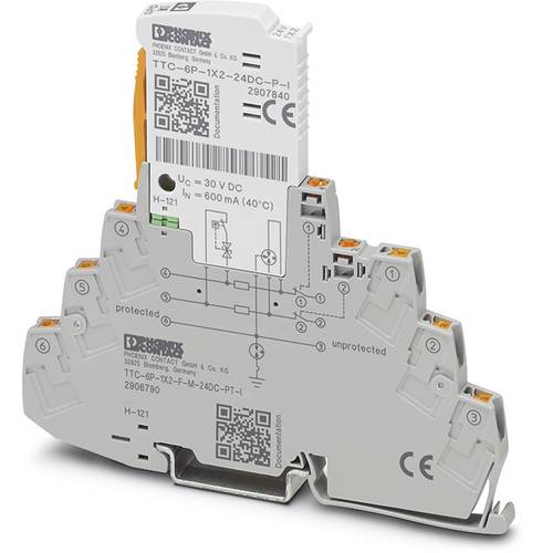 Phoenix Contact 2906790 TTC-6P-1X2-F-M-24DC-PT-I Überspannungsschutz-Ableiter 1 St.