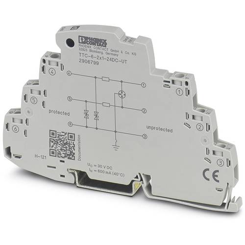 Phoenix Contact 2906799 TTC-6-2X1-24DC-UT Überspannungsschutz-Ableiter 1 St.