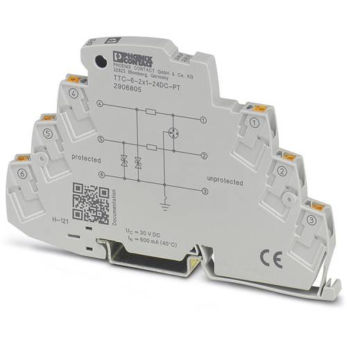 Phoenix Contact 2906805 TTC-6-2X1-24DC-PT Überspannungsschutz-Ableiter 1 St.