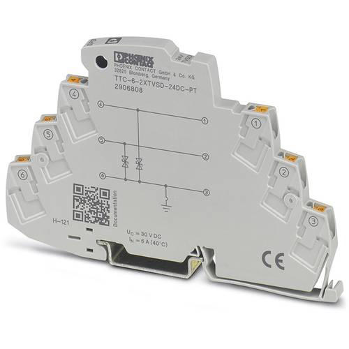 Phoenix Contact 2906808 TTC-6-2XTVSD-24DC-PT Überspannungsschutz-Ableiter 1 St.