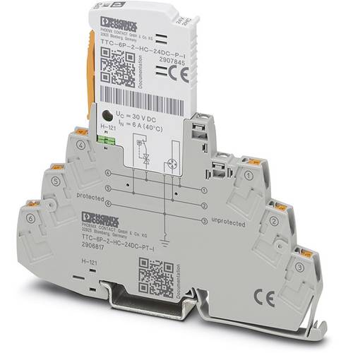 Phoenix Contact 2906817 TTC-6P-2-HC-24DC-PT-I Überspannungsschutz-Ableiter 1 St.