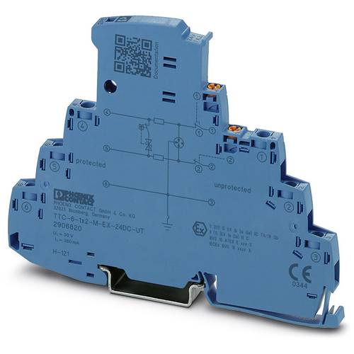 Thumbnail - Phoenix Contact 2906820 TTC-6-1X2-M-EX-24DC-UT-I Überspannungsschutz-Ableiter 1 St.