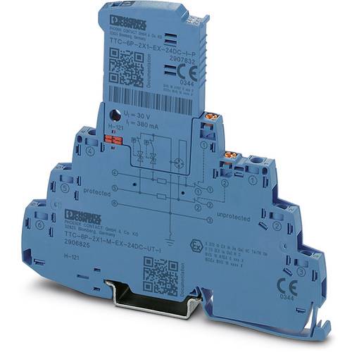 Thumbnail - Phoenix Contact 2906825 TTC-6P-2X1-M-EX-24DC-UT-I Überspannungsschutz-Ableiter 1 St.