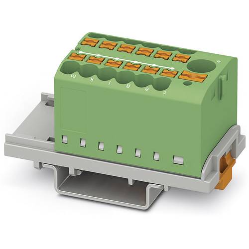 Phoenix Contact 3273096 Verteilerblock 28.6 mm Zugfeder Grün 8 St.