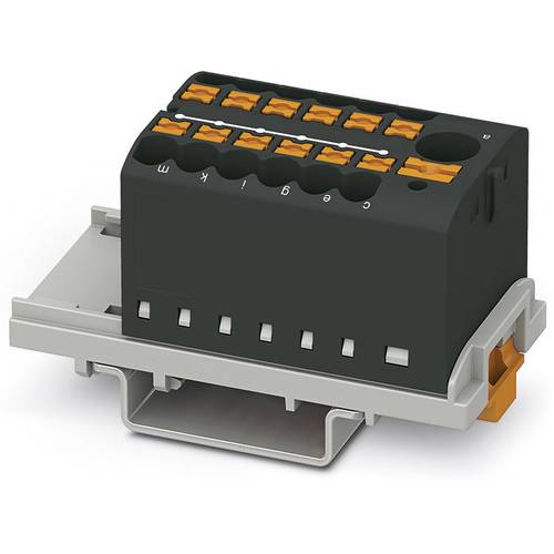 Phoenix Contact 3273102 Verteilerblock 28.6 mm Zugfeder Schwarz 8 St.