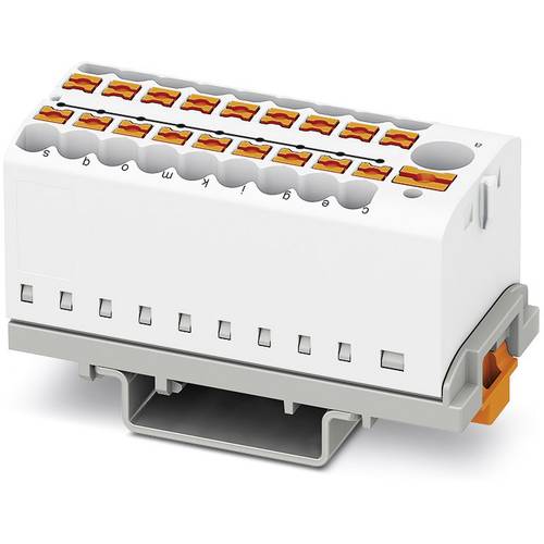 Phoenix Contact 3273122 Verteilerblock 28.6 mm Zugfeder Weiß 8 St.