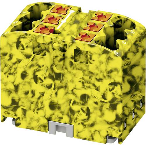 Thumbnail - Phoenix Contact 3273284 Verteilerblock 15.6 mm Zugfeder Schwarz, Gelb 10 St.