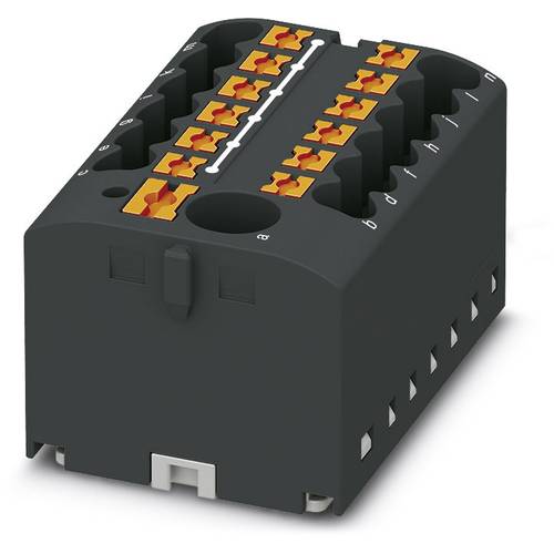 Thumbnail - Phoenix Contact 3273366 Verteilerblock 40.6 mm Zugfeder Schwarz 8 St.