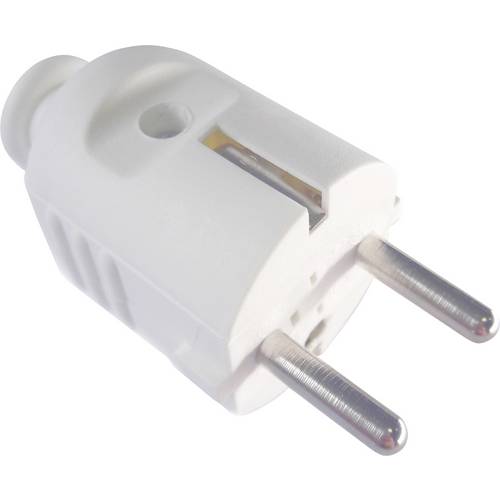 Thumbnail - Bachmann 910.270 Schutzkontaktstecker Kunststoff 250 V Weiß IP20